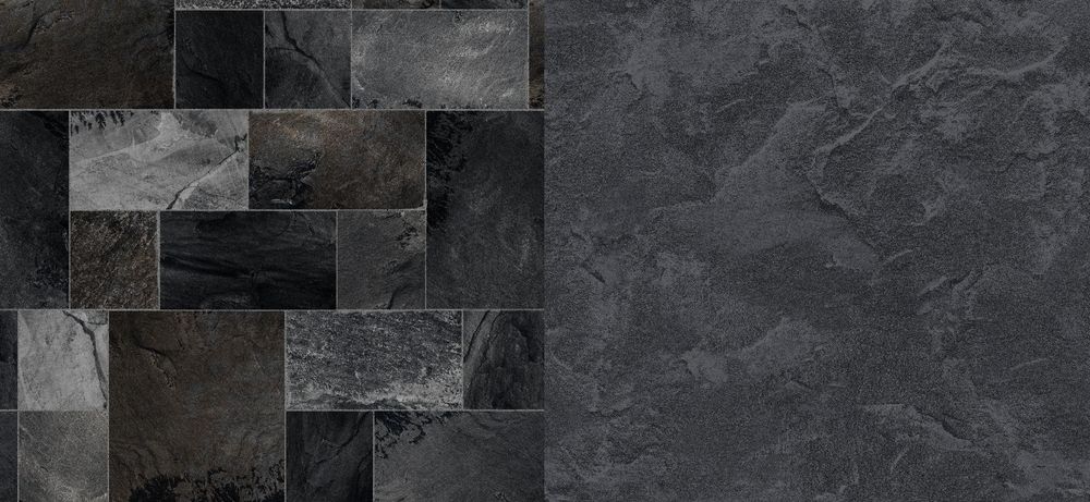 Brown Basalt / Black Slate